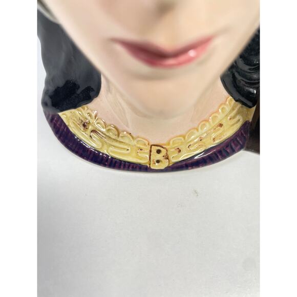 Royal Doulton Anne Boleyn Large Toby Jug D6844 1975 England 7" Vintage Mug Vase - Picture 9 of 14